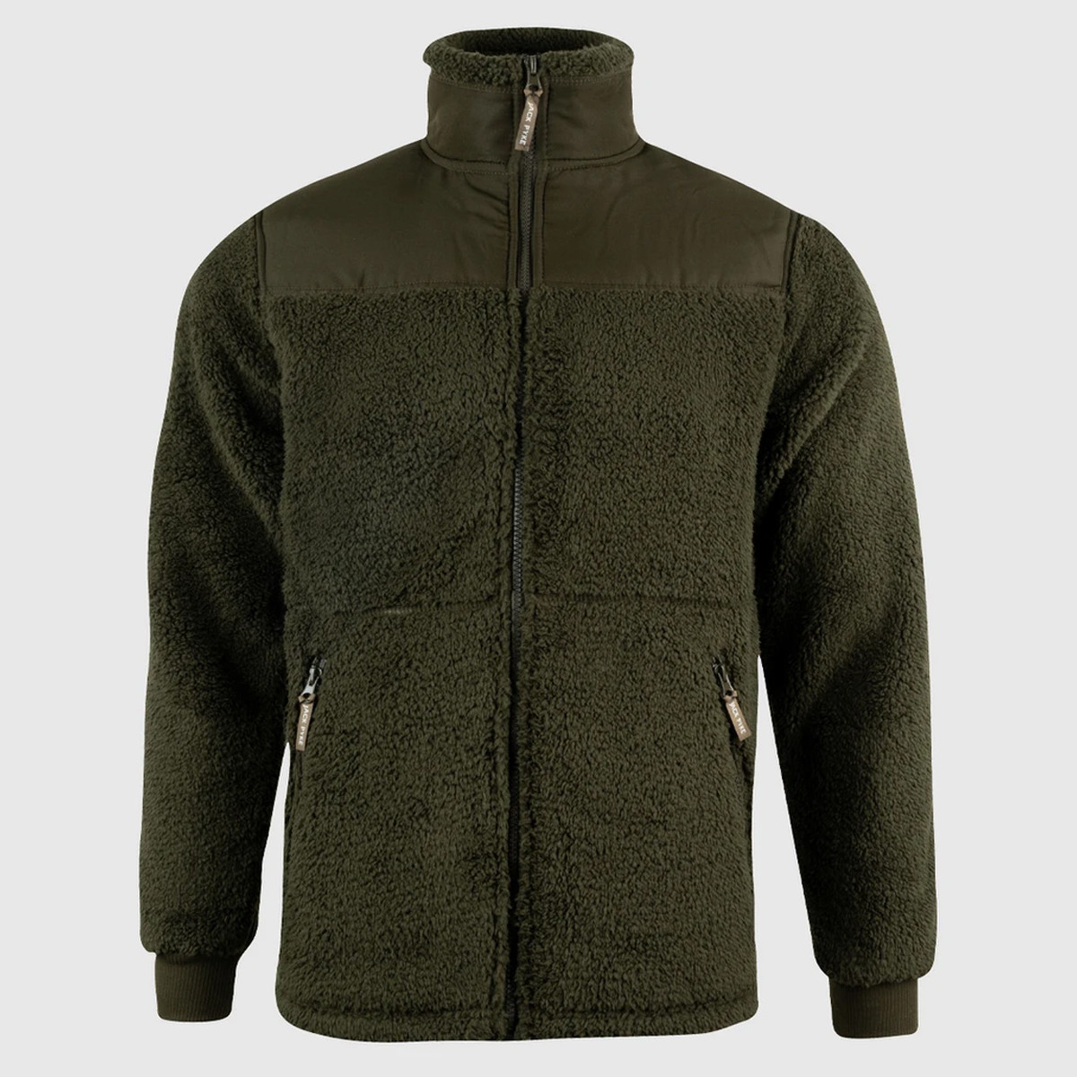Jack Pyke Men's Sherpa Fleece Jacket Gen2 - Dark Olive | Charlies