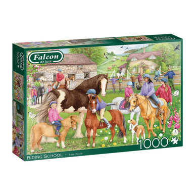 Riding School Jigsaw Puzzle By Falcon - 1000 Piece | Charlies