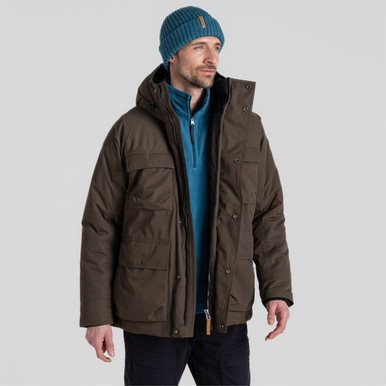 Craghoppers Men's Green Hamps Waterproof Jacket In Lightweight, Tpu/Polyester | Charlies Small
