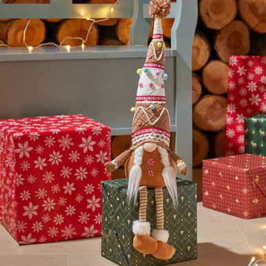 Three Kings Mrs Gingerbread Seated Decoration | Charlies