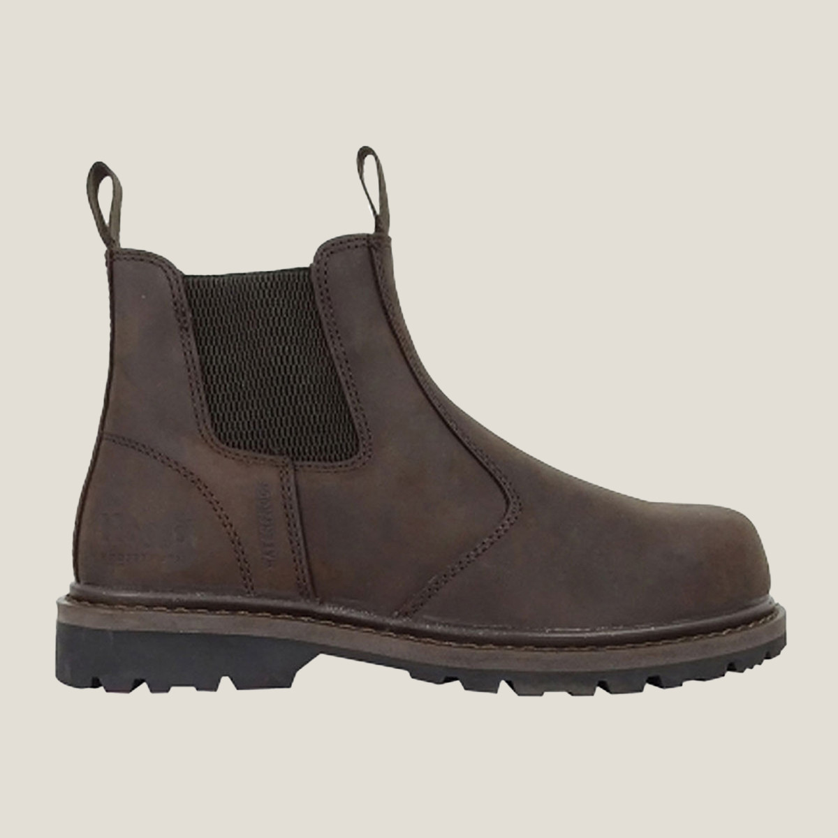 Hoggs of Fife Unisex Zeus Safety Dealer Boots - Crazy Horse Brown