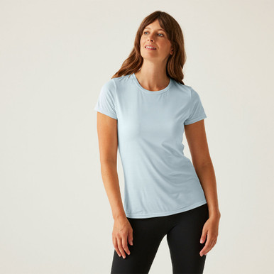 Regatta Womens Fingal Edition T-Shirt - Icy Morn, Size 12, Quick Drying