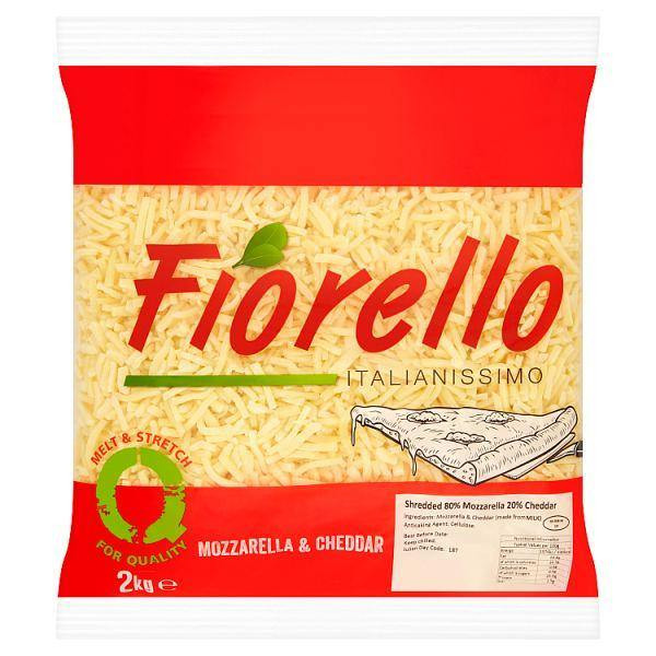 Mozzarella/Cheddar Shredded 2kg Regency Foods Wholesale