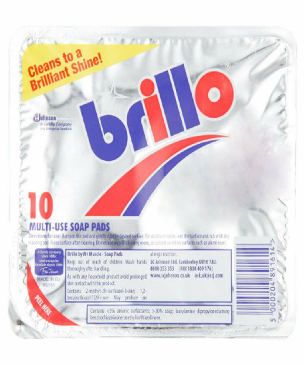 Disco Inc Part # SP1210BRILLO - Disco Inc Hotel Size Brillo Soap Pads -  Cleaning & Scouring Pads - Home Depot Pro