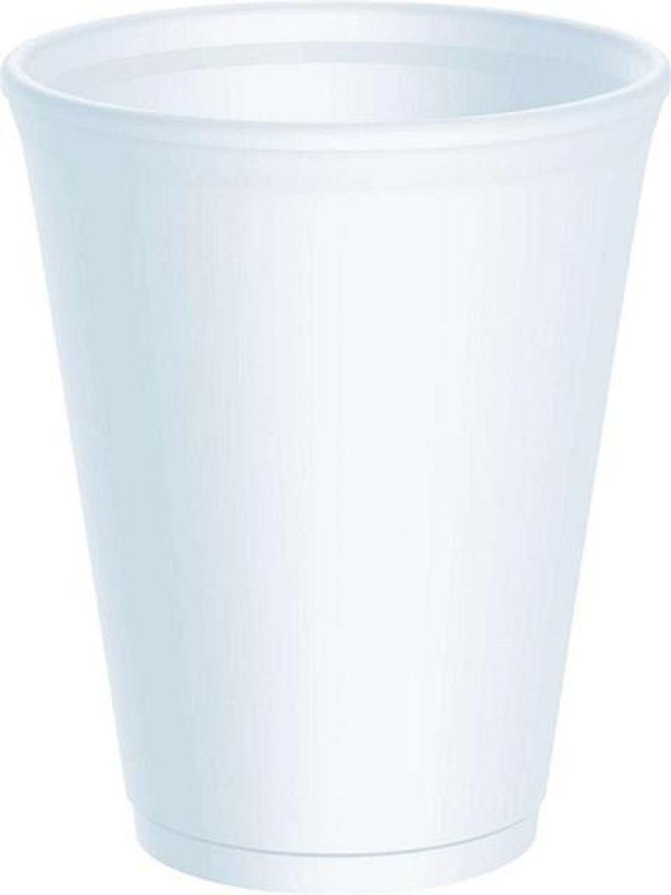 Dart Drink Foam Cups, 12 oz, White