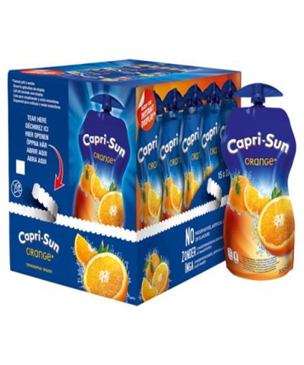 Capri-Sun Orange & Peach 330ml - Distribución Mayorista