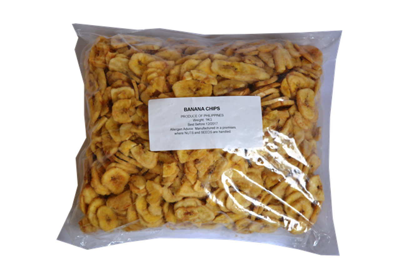 Dried Banana Chips 1kg Regency Foods Wholesaler