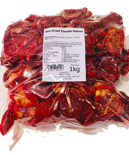 Sun Dried Tomato Halves 1Kg Regency Foods Wholesaler
