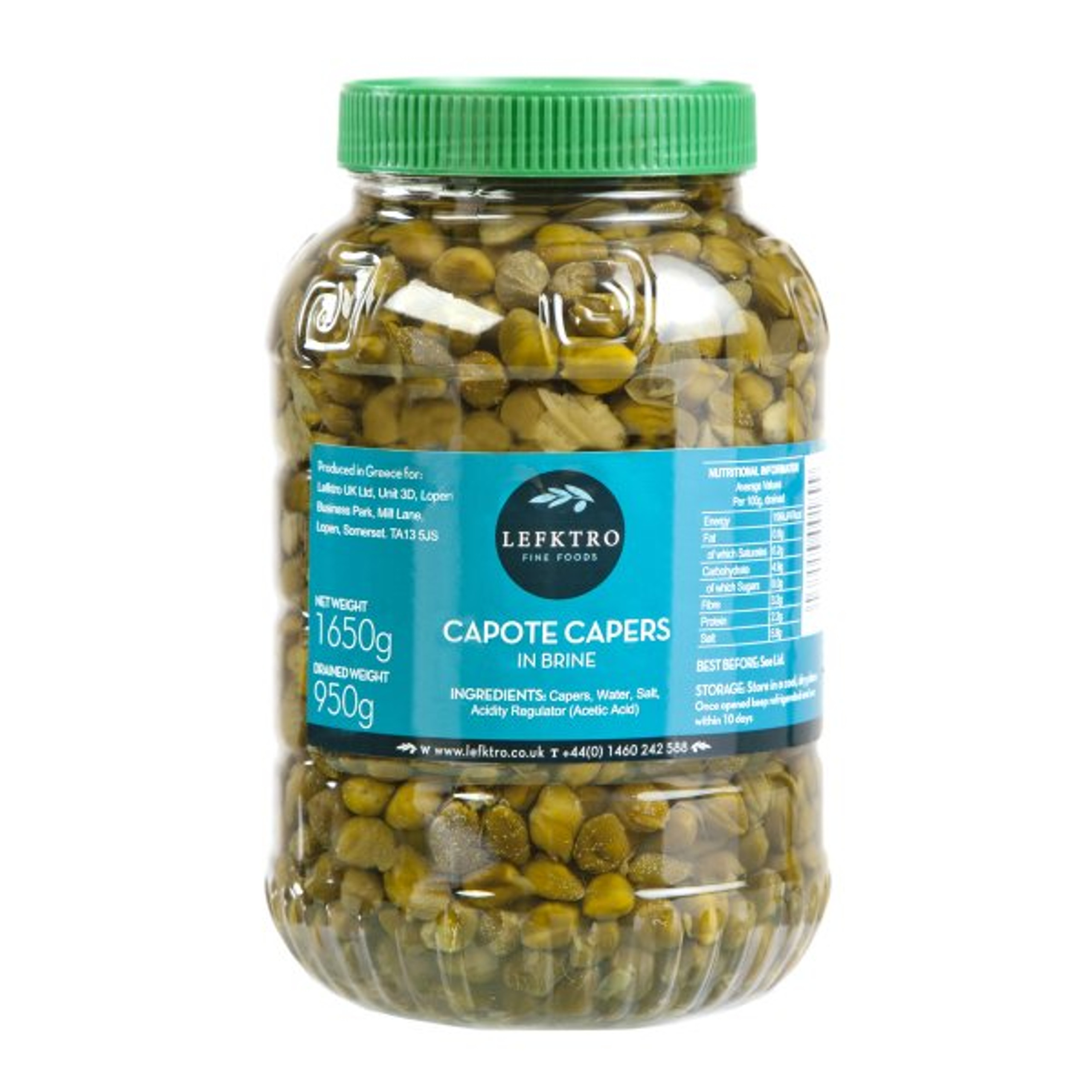 Capers Capotes In Brine 1.65kg Regency Foods Wholesaler