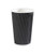 Ripple Black Paper Cup Hot 8 oz x 500  Ripple Black Paper Cup Hot 8 oz x 500