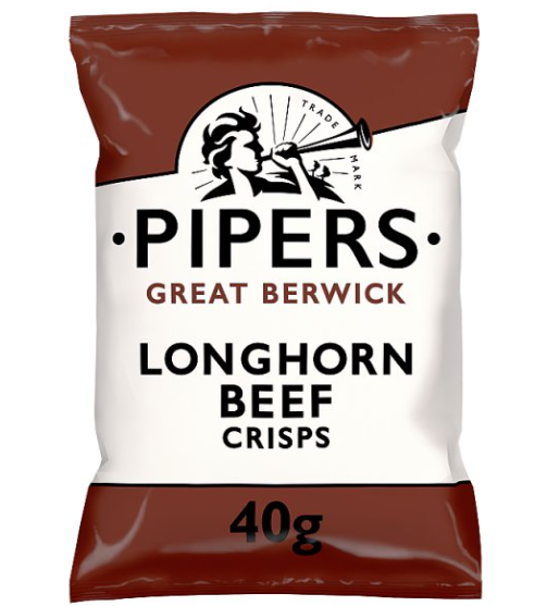 Pipers Great Berwick Longhorn Beef Crisps