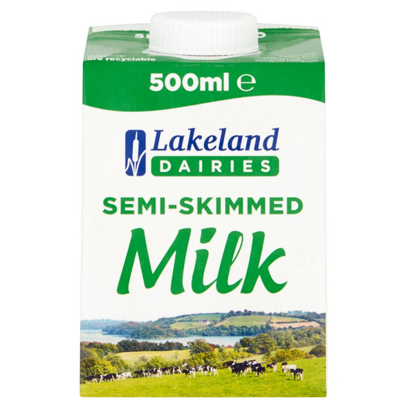 UHT Semi Skimmed Milk 12 x 500Ml