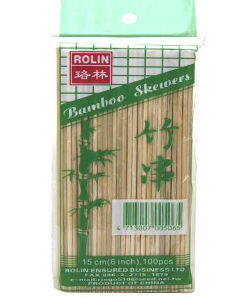 Bamboo Skewer 6"