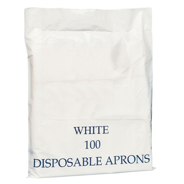  Disposable Aprons White X100