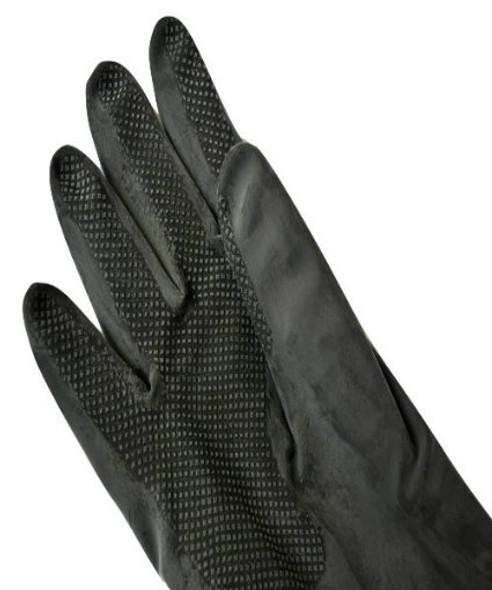 Large Heavy Duty Black gloves 12 Pairs 