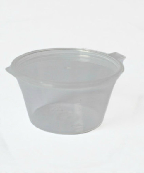 Plastic Hinged Sauce Pot 1oz