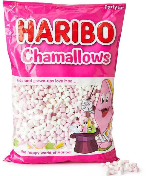 HARIBO White and Pink Mini Mallows