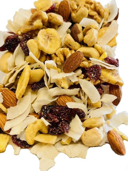 Tropical Fruits And Raw Nuts Mix
