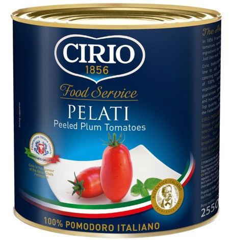 Cirio Peeled Plum Tomatoes 2.5kg
