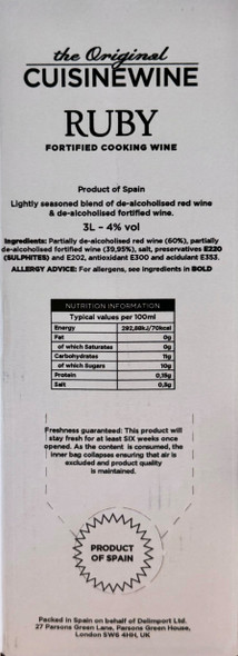 Fortified Cooking Wine