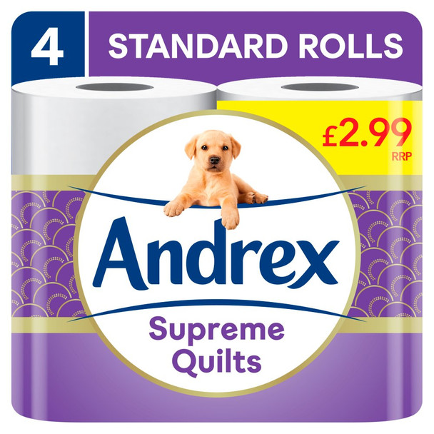 Andrex Supreme Quilts Toilet Rolls
