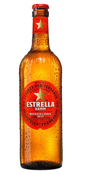 Estrella Damm  Barcelona Beer bottle 24 x 330Ml
