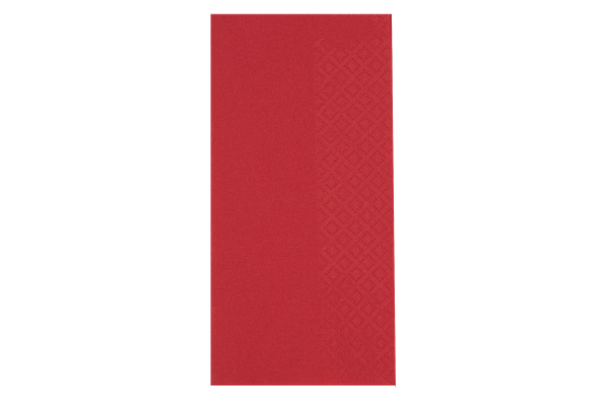 2Ply Red Napkins 8Fold 40cm 2000