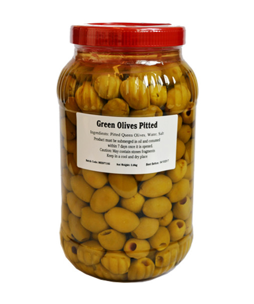Queen Pitted Green Olives In Brine