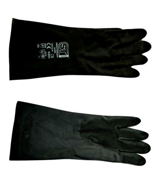 Medium Heavy Duty Black gloves 12 Pairs