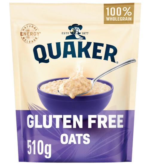 QUAKER GLUTEN FREE OATS 510g