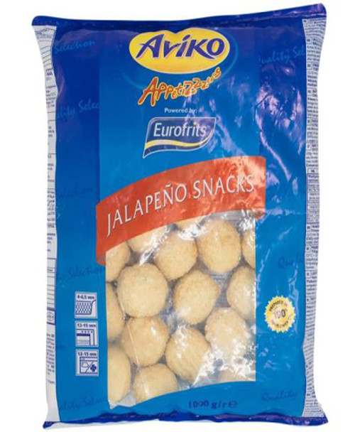 Aviko Green Jalapeno and Cheese Snacks