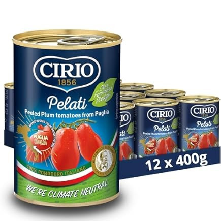 Cirio Peeled Plum Tomatoes 12x 400g