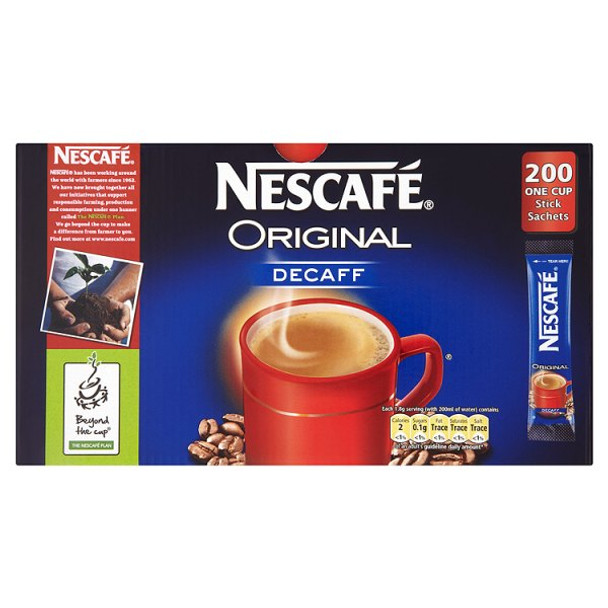Nescafe Original Decaf Sticks x200