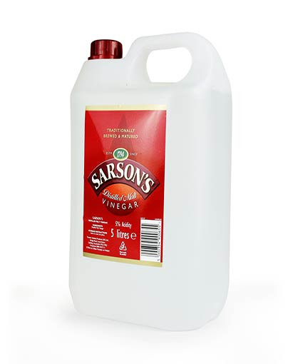 Sarsons Distilled Malt Vinegar 5ltr Regency Foods