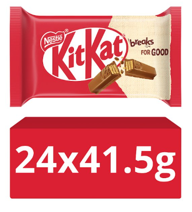 Kitkat 4 Finger Milk Chocolate Bar 24 x 41.5g
