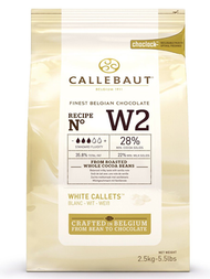 Callebaut Finest Belgian Chocolate White Callets