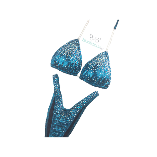 Blue Teal Figure Suit Sale Canada