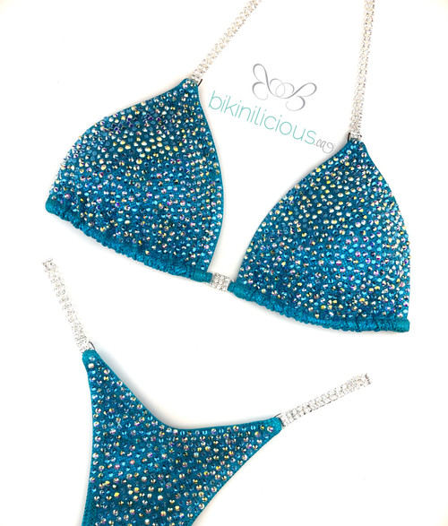 Teal Fitness Wellness Suit