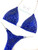 Royal Blue on Blue Fitness Competition Bikini Wellness Suit