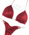 Red on Red Customized Competition Bikini Wellness Suit