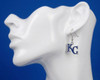 Kansas City Royals KC Earrings