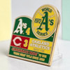 1972 World Series Commemorative Pin - Athletics vs. Reds