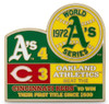 1972 World Series Commemorative Pin - Athletics vs. Reds