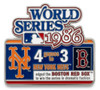 1986 World Series Commemorative Pin - Mets vs. Red Sox