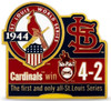1944 World Series Commemorative Pin - Cardinals vs. Browns
