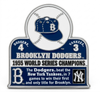 1955 World Series Commemorative Pin - Dodgers vs. Yankees