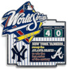 1999 World Series Commemorative Pin - Yankees vs. Braves