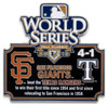 2010 World Series Commemorative Pin - Giants vs. Rangers
