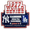 1977 World Series Commemorative Pin - Yankees vs. Dodgers