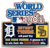 1984 World Series Commemorative Pin - Tigers vs. Padres